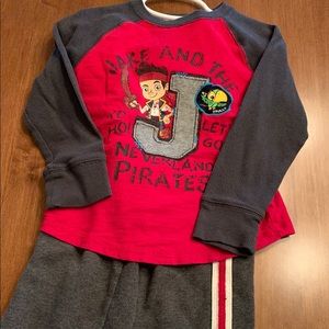 Jake and the Neverland Pirates 3T Outfit